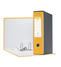 Registratore Eurofile G55 - dorso 8 cm - protocollo 23x33 cm - giallo - Esselte Registratore Eurofile G55 - dorso 8 cm - protocollo 23x33 cm - giallo - Esselte