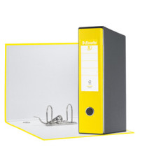 Registratore Eurofile G55 - dorso 8 cm - protocollo 23x33 cm - giallo vivida - Esselte Registratore Eurofile G55 - dorso 8 cm - protocollo 23x33 cm - giallo vivida - Esselte