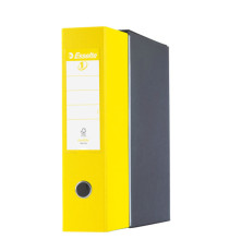 Registratore Eurofile G55 - dorso 8 cm - protocollo 23x33 cm - giallo vivida - Esselte Registratore Eurofile G55 - dorso 8 cm - protocollo 23x33 cm - giallo vivida - Esselte