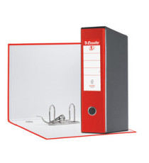 Registratore Eurofile G55 - dorso 8 cm - protocollo 23x33 cm - rosso - Esselte Registratore Eurofile G55 - dorso 8 cm - protocollo 23x33 cm - rosso - Esselte