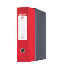 Registratore Eurofile G55 - dorso 8 cm - protocollo 23x33 cm - rosso vivida - Esselte Registratore Eurofile G55 - dorso 8 cm - protocollo 23x33 cm - rosso vivida - Esselte