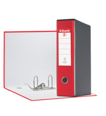 Registratore Eurofile G55 - dorso 8 cm - protocollo 23x33 cm - rosso vivida - Esselte