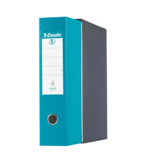 Registratore Eurofile G55 - dorso 8 cm - protocollo 23 x 33 cm - turchese - Esselte