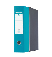 Registratore Eurofile G55 - dorso 8 cm - protocollo 23x33 cm - turchese - Esselte Registratore Eurofile G55 - dorso 8 cm - protocollo 23x33 cm - turchese - Esselte