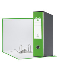 Registratore Eurofile G55 - dorso 8 cm - protocollo 23x33 cm - verde vivida - Esselte