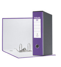 Registratore Eurofile G55 - dorso 8 cm - protocollo 23x33 cm - viola - Esselte Registratore Eurofile G55 - dorso 8 cm - protocollo 23x33 cm - viola - Esselte