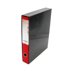 Registratore Kingbox - dorso 5 cm - protocollo 23 x 33 cm - rosso - Starline