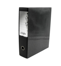 Registratore Kingbox - dorso 8 cm - protocollo 23 x 33 cm - nero - Starline