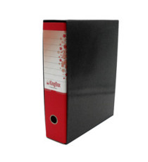 Registratore Kingbox - dorso 8 cm - protocollo 23x33 cm - rosso - Starline