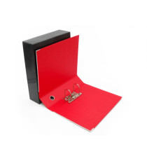 Registratore Kingbox - dorso 8 cm - protocollo 23x33 cm - rosso - Starline