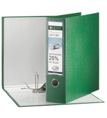 Registratore Leitz 180° G65 - dorso 8 cm - protocollo 23x33 cm - verde - Leitz
