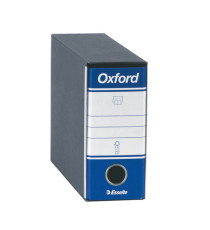 Registratore Oxford G81 - dorso 8 cm - memorandum 23x18 cm - blu - Esselte Registratore Oxford G81 - dorso 8 cm - memorandum 23x18 cm - blu - Esselte