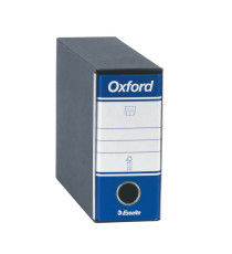 Registratore Oxford G81 - dorso 8 cm - memorandum 23x18 cm - blu - Esselte Registratore Oxford G81 - dorso 8 cm - memorandum 23x18 cm - blu - Esselte