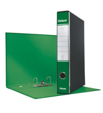 Registratore Oxford G82 - dorso 5 cm - commerciale 23x30 cm - verde - Esselte Registratore Oxford G82 - dorso 5 cm - commerciale 23x30 cm - verde - Esselte