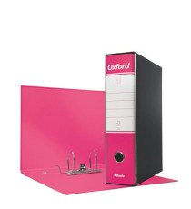 Registratore Oxford G83 - dorso 8 cm - commerciale 23x30 cm - fucsia - Esselte Registratore Oxford G83 - dorso 8 cm - commerciale 23x30 cm - fucsia - Esselte