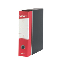Registratore Oxford G83 - dorso 8 cm - commerciale 23x30 cm - rosso - Esselte Registratore Oxford G83 - dorso 8 cm - commerciale 23x30 cm - rosso - Esselte