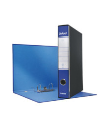 Registratore Oxford G84 - dorso 5 cm - protocollo 23x33 cm - blu - Esselte Registratore Oxford G84 - dorso 5 cm - protocollo 23x33 cm - blu - Esselte