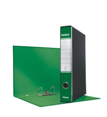 Registratore Oxford G84 - dorso 5 cm - protocollo 23x33 cm - verde - Esselte Registratore Oxford G84 - dorso 5 cm - protocollo 23x33 cm - verde - Esselte