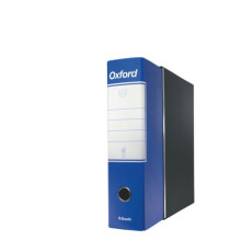 Registratore Oxford G85 - dorso 8 cm - protocollo 23x33 cm - blu - Esselte Registratore Oxford G85 - dorso 8 cm - protocollo 23x33 cm - blu - Esselte