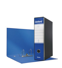 Registratore Oxford G85 - dorso 8 cm - protocollo 23 x 33 cm - blu - Esselte