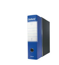Registratore Oxford G85 - dorso 8 cm - protocollo 23x33 cm - blu - Esselte Registratore Oxford G85 - dorso 8 cm - protocollo 23x33 cm - blu - Esselte