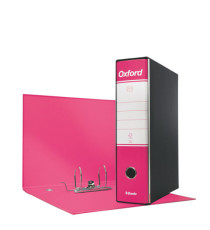 Registratore Oxford G85 - dorso 8 cm - protocollo 23x33 cm - fucsia - Esselte Registratore Oxford G85 - dorso 8 cm - protocollo 23x33 cm - fucsia - Esselte