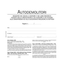 Registro autodemolitori - 200 pagine numerate - DU134020000 - Data Ufficio Registro autodemolitori - 200 pagine numerate - DU134020000 - Data Ufficio