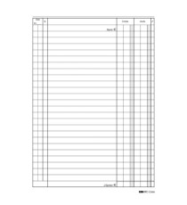 Registro cassa entrate/uscite - 24 x 17cm - 100 fogli - Edipro