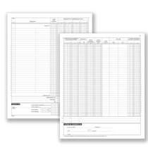 Registro Corrispettivi - 16 pagine numerate - 31 x 24,5 cm - DU1386N0000 - Data Ufficio