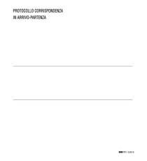 Registro corrispondenza arrivo/partenza - 31 x 24,5cm - 200 fogli - Edipro