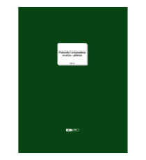 Registro corrispondenza arrivo/partenza - 31 x 24,5cm - 200 fogli - Edipro