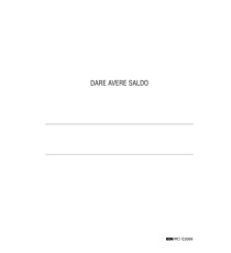 Registro dare/avere/saldo - 24 x 17cm - 100 fogli - Edipro