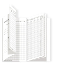 Registro del professore (3 classi) - 31 x 17 cm - DU3425PS000 - Data Ufficio