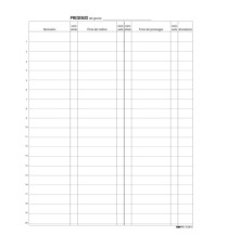 Registro firme presenze al lavoro - 31 x 24cm - 100 fogli - Edipro Registro firme presenze al lavoro - 31 x 24cm - 100 fogli - Edipro
