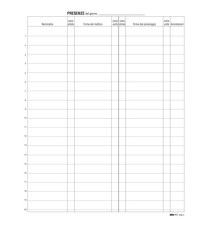 Registro firme presenze al lavoro - 31 x 24cm - 100 fogli - Edipro Registro firme presenze al lavoro - 31 x 24cm - 100 fogli - Edipro