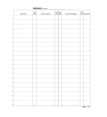 Registro firme presenze al lavoro - 31 x 24cm - 100 fogli - Edipro Registro firme presenze al lavoro - 31 x 24cm - 100 fogli - Edipro