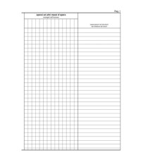 Registro giornale lavori - 31 x 21cm - 47pg - numerate - Edipro