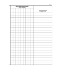 Registro giornale lavori - 31 x 21cm - 47pg - numerate - Edipro