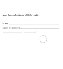 Registro merci in deposito - 31 x 24,5cm - 50 fogli - Edipro Registro merci in deposito - 31 x 24,5cm - 50 fogli - Edipro