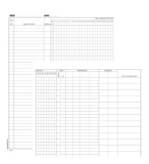 Registro presenze mensili - 48 pagine - 31 x 24,5 cm - DU131301200 - Data Ufficio Registro presenze mensili - 48 pagine - 31 x 24,5 cm - DU131301200 - Data Ufficio