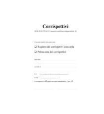 Registro prima nota Iva corrispettivi - 13/13 fogli autoricalcanti - 29,7 x 23cm - Edipro Registro prima nota Iva corrispettivi - 13/13 fogli autoricalcanti - 29,7 x 23cm - Edipro