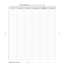 Registro pulizia e sanificazione in azienda - 40 pag - 31x24,5 cm - Edipro