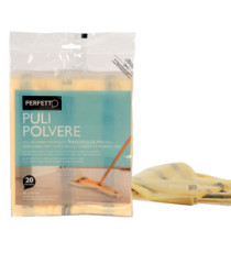 Retine di ricambio per scopa Pulipolvere - 45x22 cm - giallo - Perfetto - conf. 20 pezzi