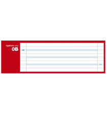 Ricambi didattici forati - A4 - 40 fogli carta 100 gr - rigo di 3a - Blasetti Ricambi didattici forati - A4 - 40 fogli carta 100 gr - rigo di 3a - Blasetti