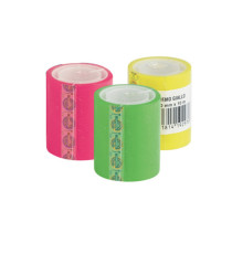 Ricarica nastro adesivo Memograph - 5 cm x 10 m - giallo - Eurocel