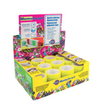 Ricarica nastro adesivo Memograph - 5 cm x 10 m - giallo - Eurocel