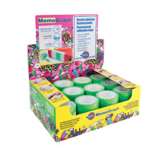 Ricarica nastro adesivo Memograph - 5 cm x 10 m - verde - Eurocel