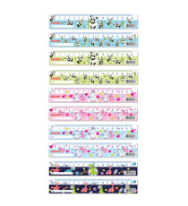 Righelli Fancy - 16 cm - fantasie assortite - Arda - barattolo 24 pezzi Righelli Fancy - 16 cm - fantasie assortite - Arda - barattolo 24 pezzi