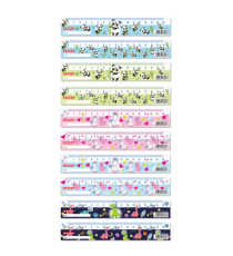 Righelli Fancy - 16 cm - fantasie assortite - Arda - barattolo 24 pezzi Righelli Fancy - 16 cm - fantasie assortite - Arda - barattolo 24 pezzi