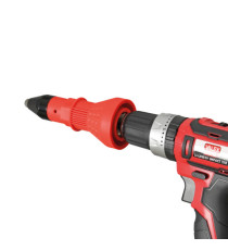 Rivettatrice per avvitatori - con 4 teste intercambiabili - Valex